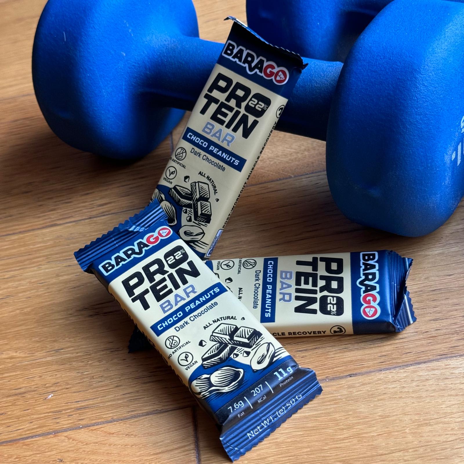 12 Protein Bars Choco Peanuts – Image 3